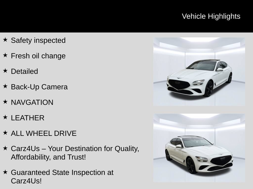 Used 2022 Genesis G70 3.3T w/ Sport Advanced Package AWD/4WD image 40