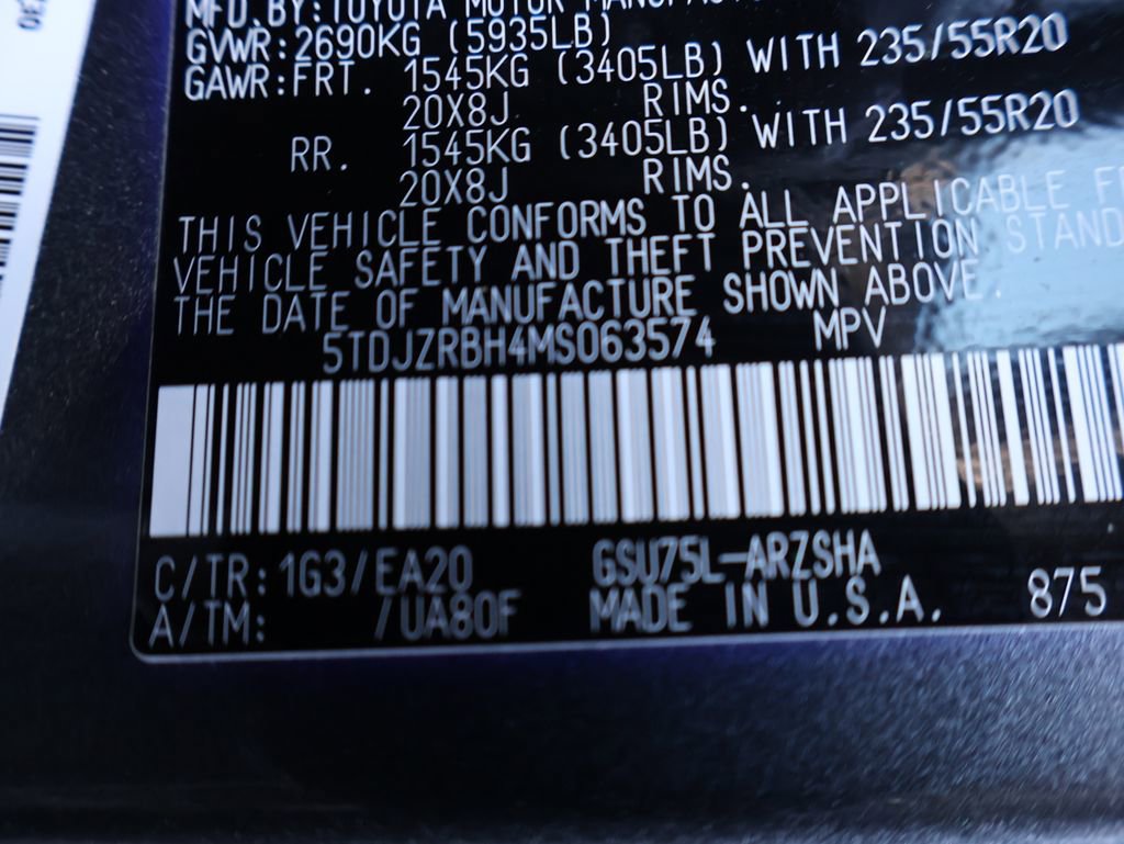 Used 2021 Toyota Highlander XSE image 39