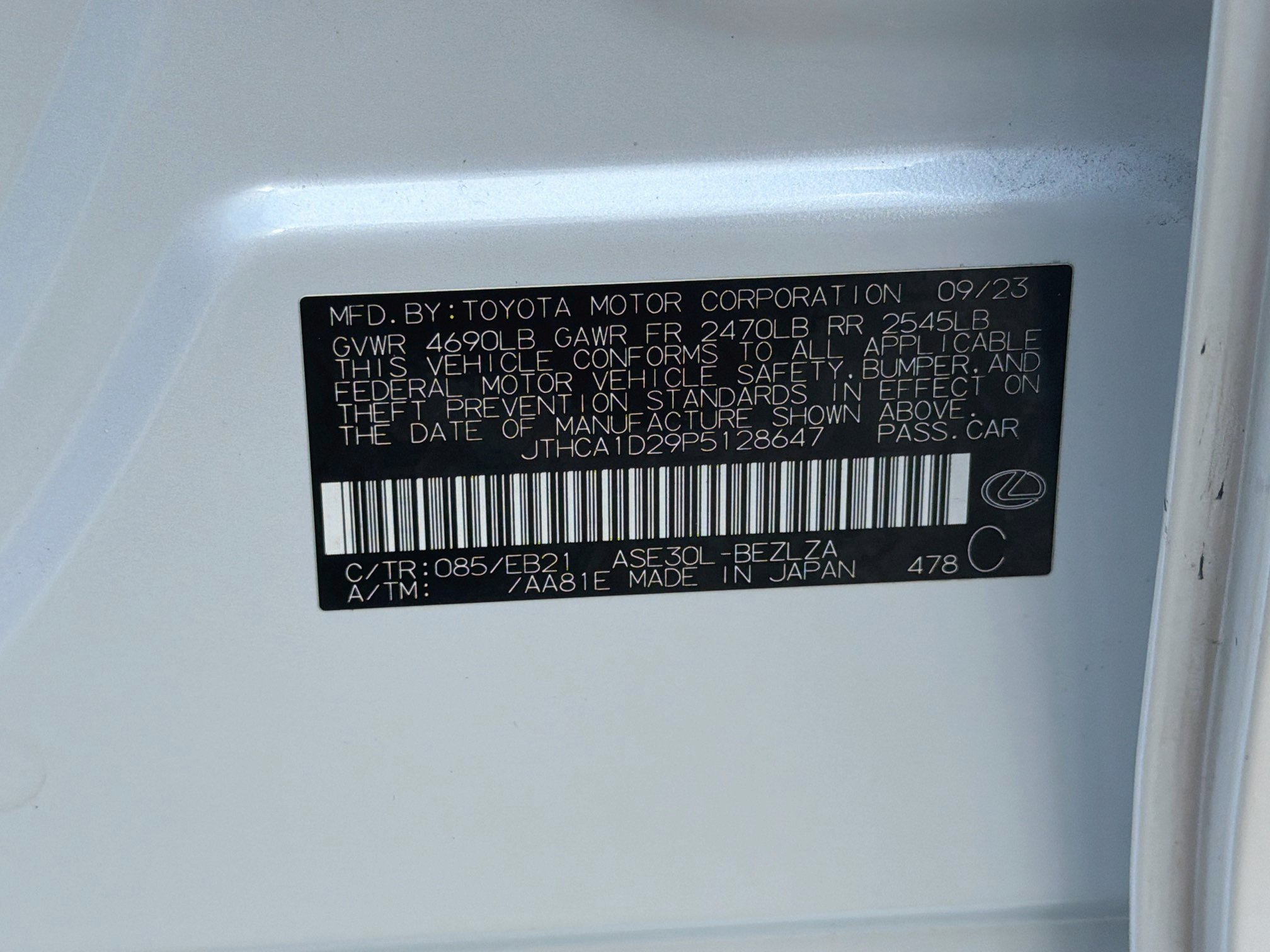 Used 2023 Lexus IS 300 w/ Comfort Package RWD image 42