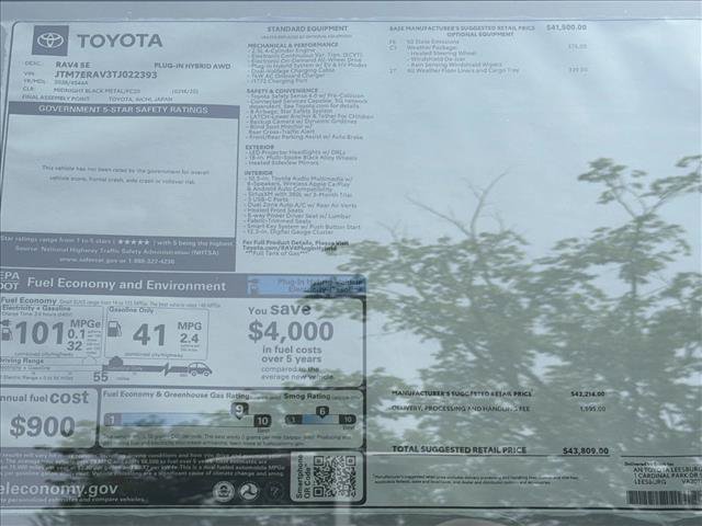 New 2026 Toyota RAV4 AWD Plug-in Hybrid image 24