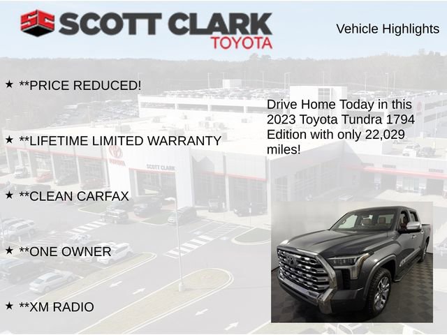 Used 2023 Toyota Tundra 1794 Edition image 12