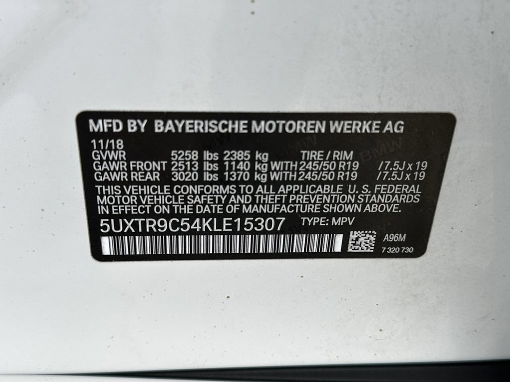 Used 2019 BMW X3 xDrive30i w/ Convenience Package AWD/4WD image 36