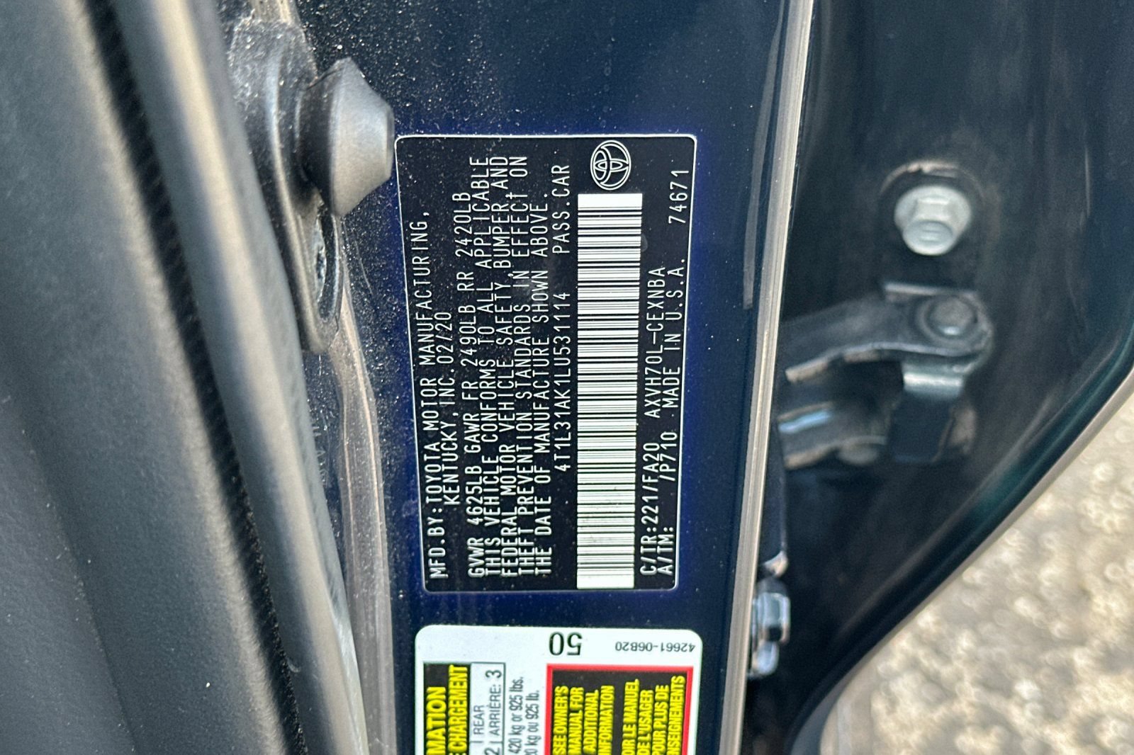 Used 2020 Toyota Camry LE w/ Fleet Convenience Package FWD image 26