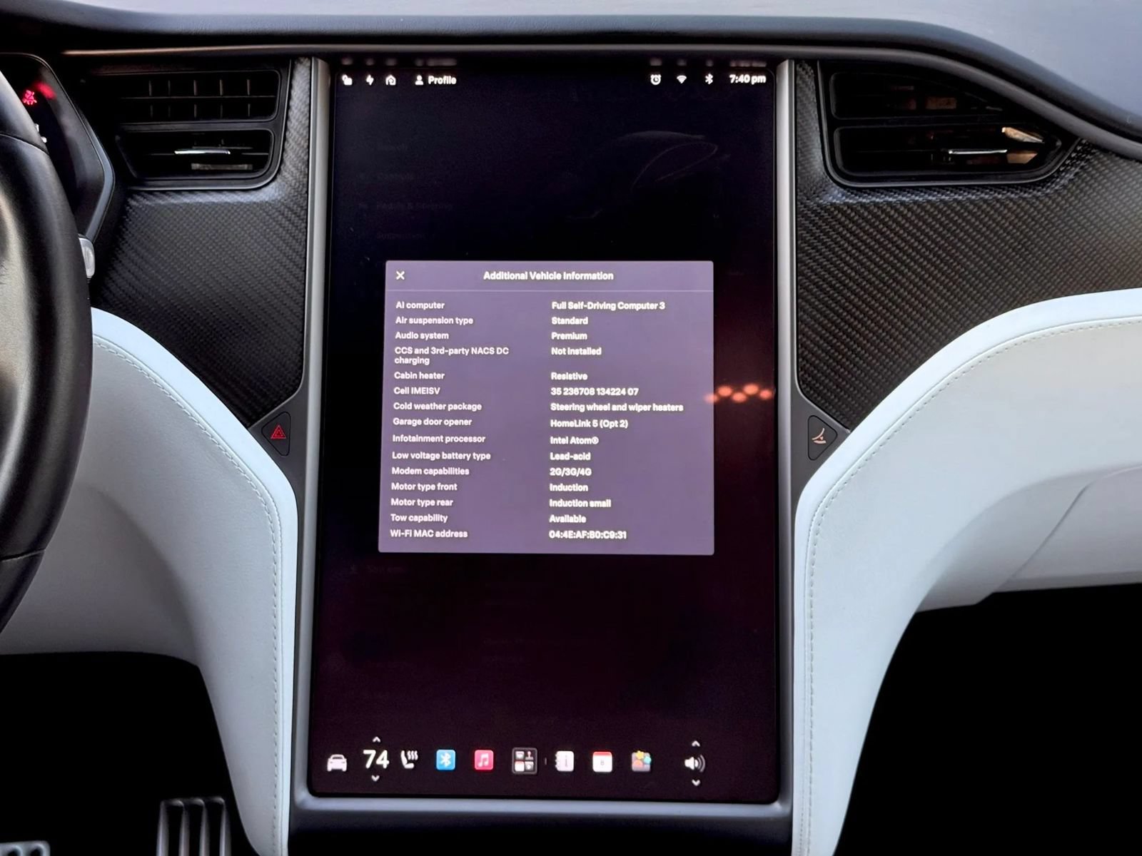 Used 2018 Tesla Model X 75D AWD/4WD image 16