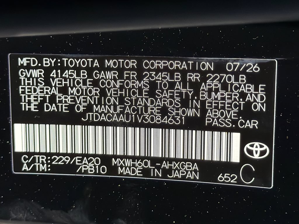 New 2027 Toyota Prius XLE FWD image 37