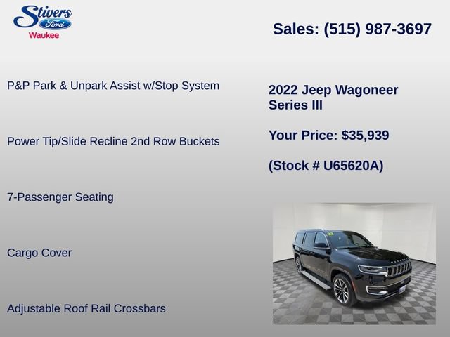 Used 2022 Jeep Wagoneer Series III w/ Premium Group I AWD/4WD image 40