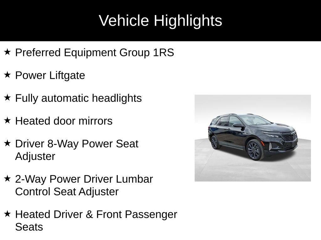 Certified 2024 Chevrolet Equinox RS image 2