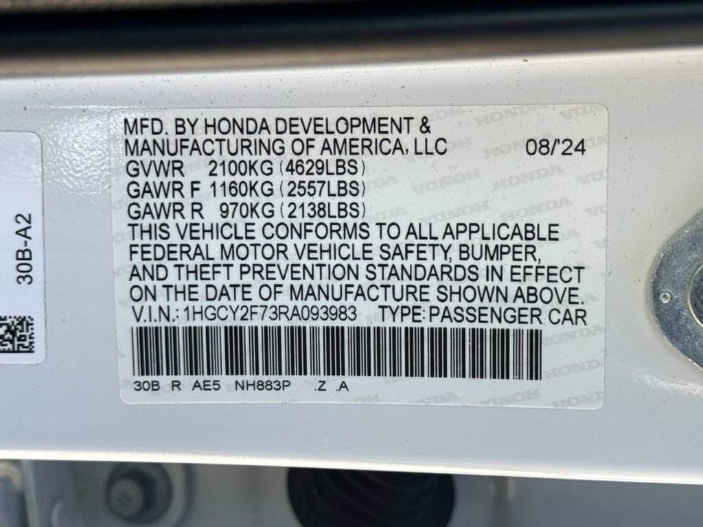 Certified 2024 Honda Accord Sport image 29