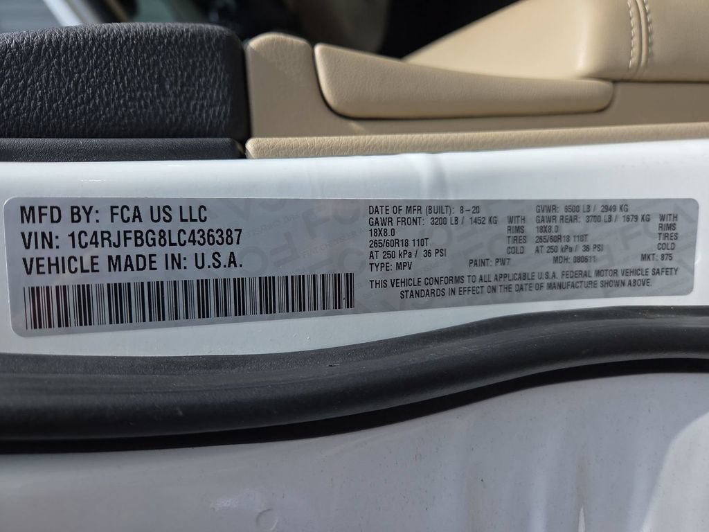 Used 2020 Jeep Grand Cherokee Limited AWD/4WD image 22