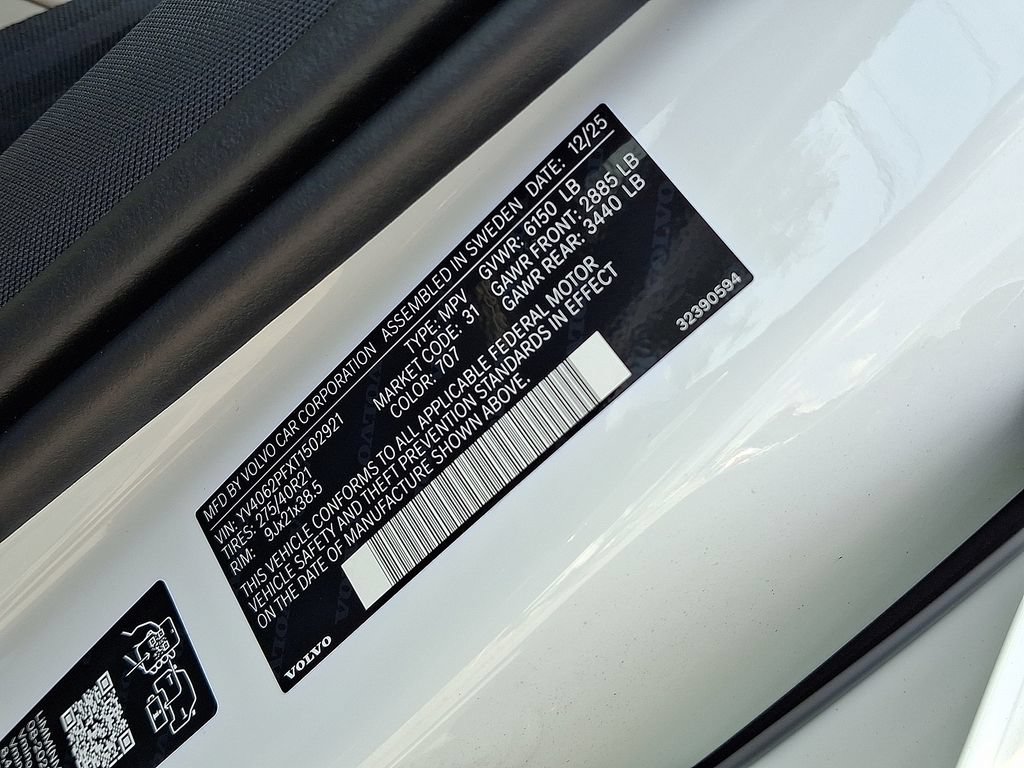 New 2026 Volvo XC90 B6 Ultra w/ Protection Package AWD/4WD image 24
