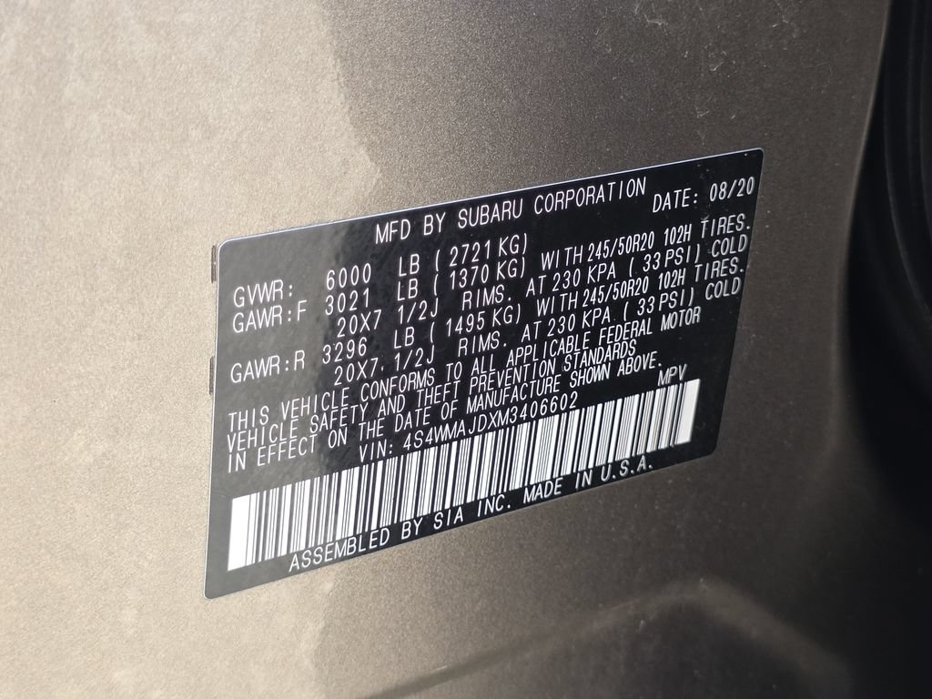 Used 2021 Subaru Ascent Limited w/ Popular Package #2A AWD/4WD image 13