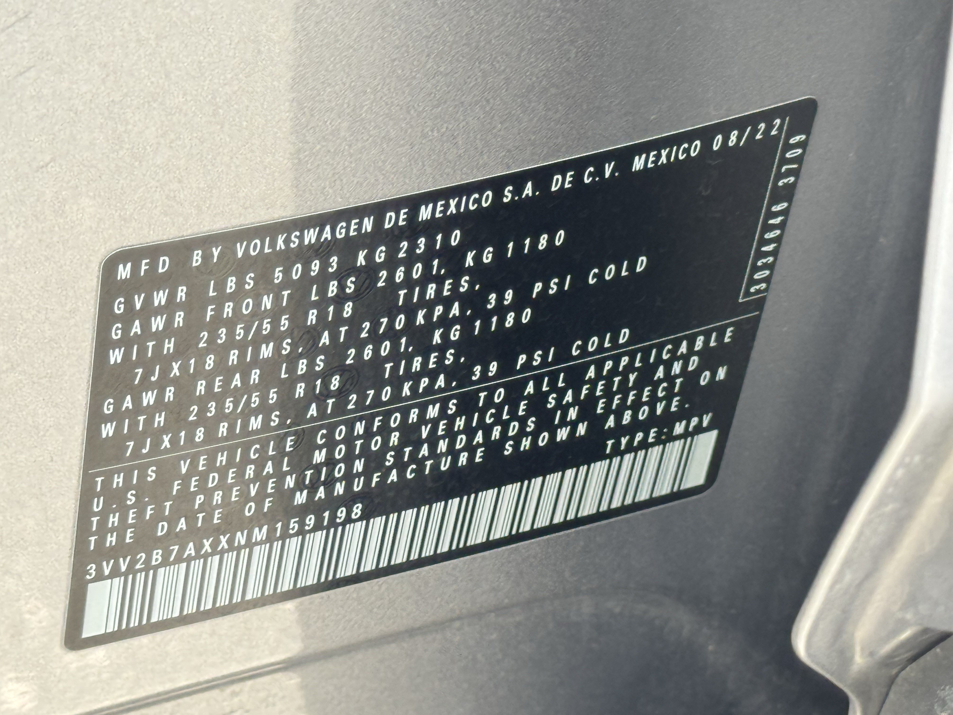 Used 2022 Volkswagen Tiguan SE AWD/4WD image 38
