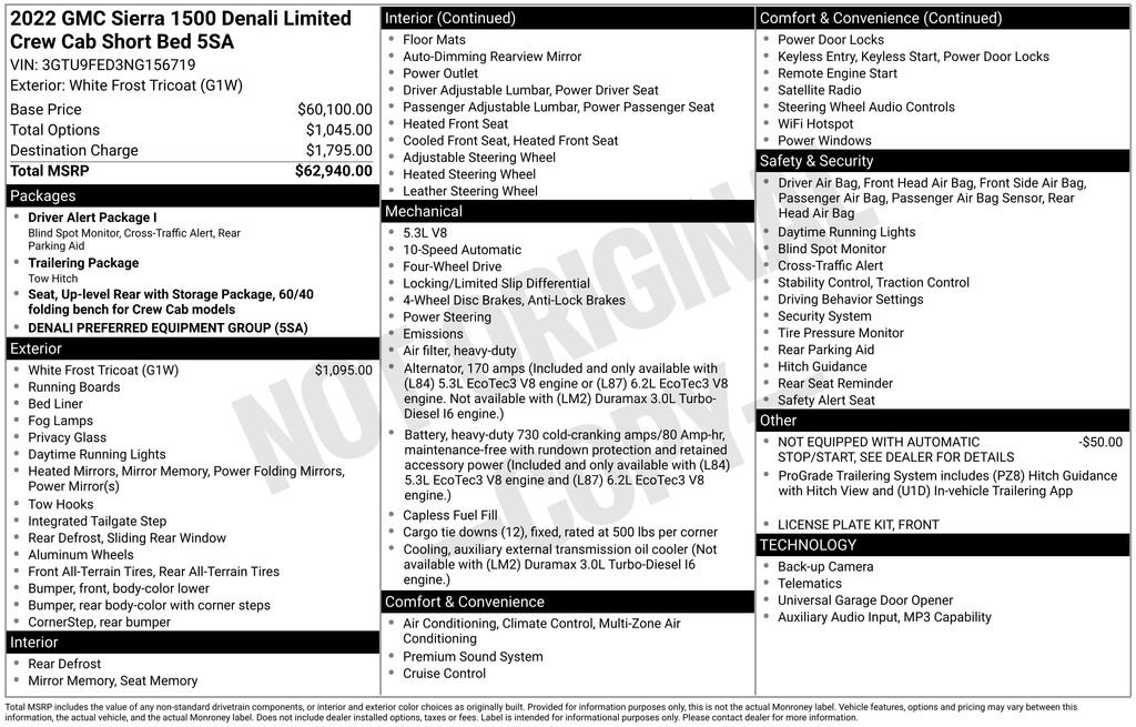 Used 2022 GMC Sierra 1500 Denali image 3