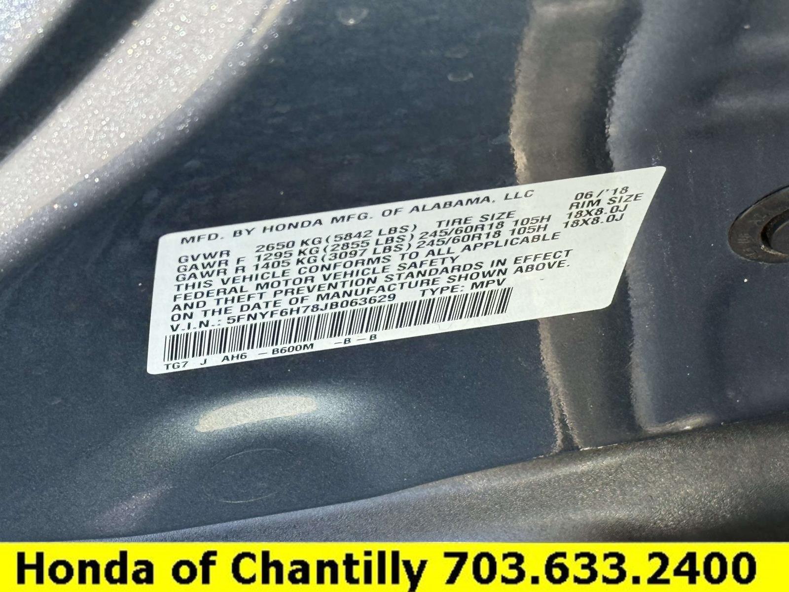 Used 2018 Honda Pilot EX-L image 33