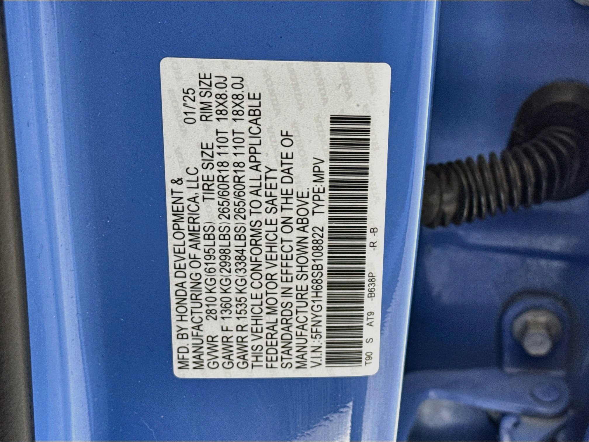 Certified 2025 Honda Pilot TrailSport image 33