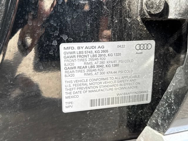 Used 2022 Audi SQ5 Premium Plus AWD/4WD image 15