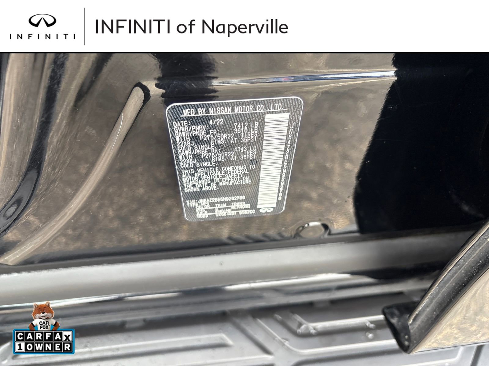 Used 2022 INFINITI QX80 Sensory w/ Cargo Package image 30