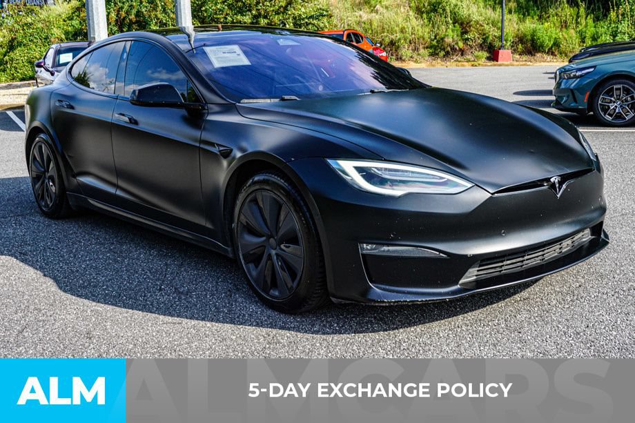 Used 2021 Tesla Model S Plaid AWD/4WD image 3
