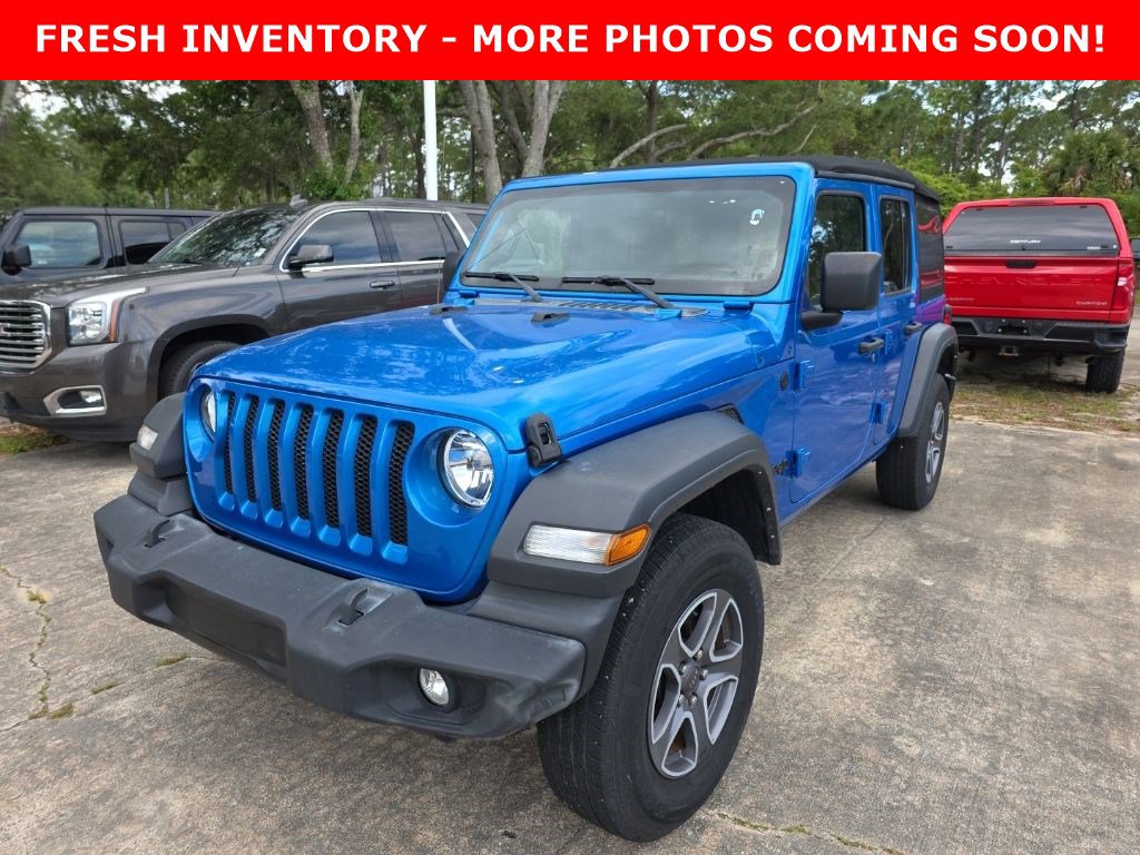 Certified 2021 Jeep Wrangler Unlimited Sport AWD/4WD image 1