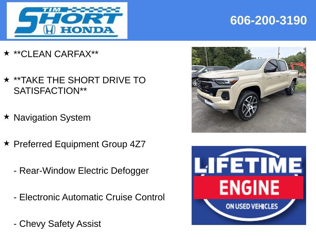 Used 2023 Chevrolet Colorado Z71 w/ Z71 Convenience Package 2 AWD/4WD image 5