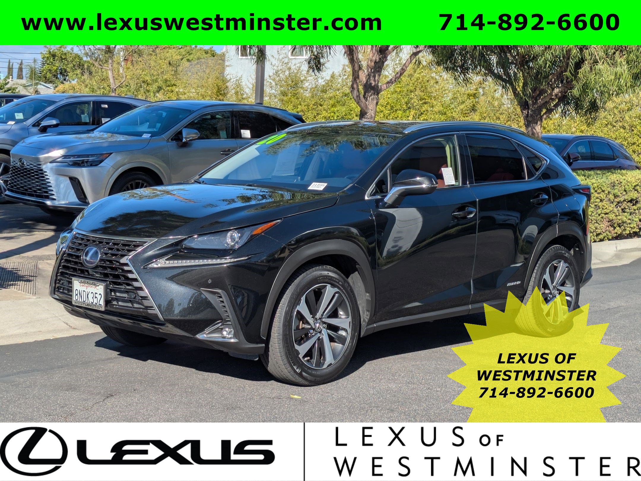 Used 2020 Lexus NX 300h AWD w/ Premium Package