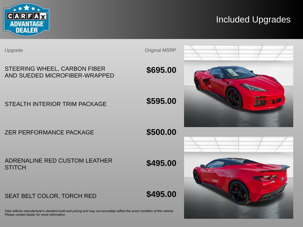 Certified 2025 Chevrolet Corvette E-Ray w/ Stealth Interior Trim Package AWD/4WD image 6
