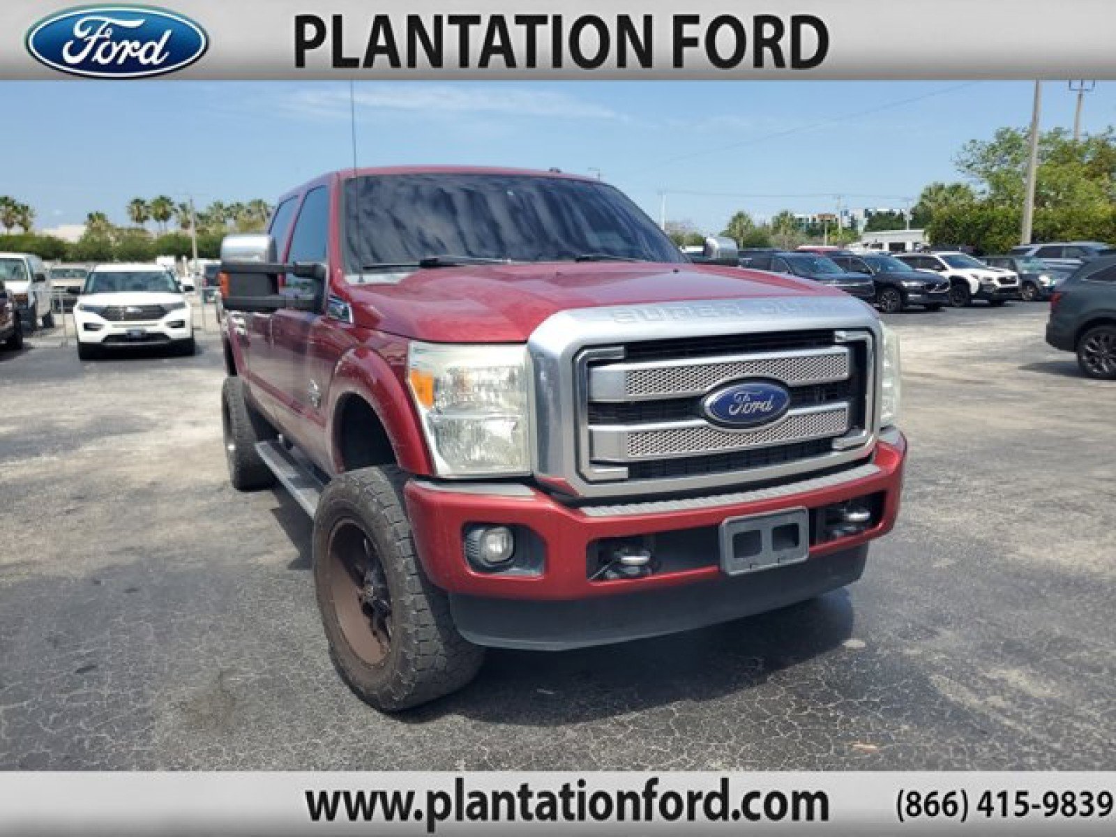 Used 2015 Ford F350 Platinum w/ Platinum Package AWD/4WD image 1