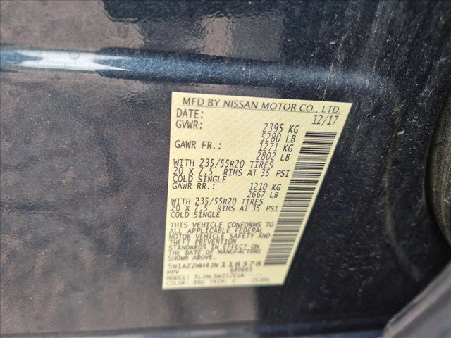 Used 2018 Nissan Murano Platinum AWD/4WD image 26