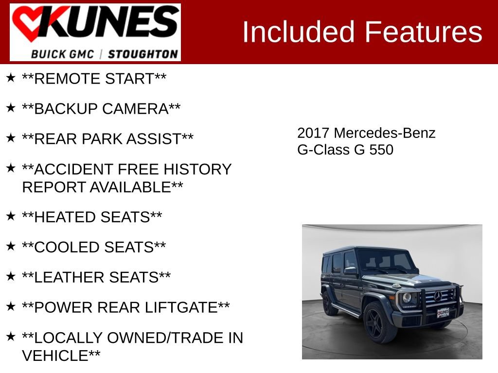 Used 2017 Mercedes-Benz G 550 image 2