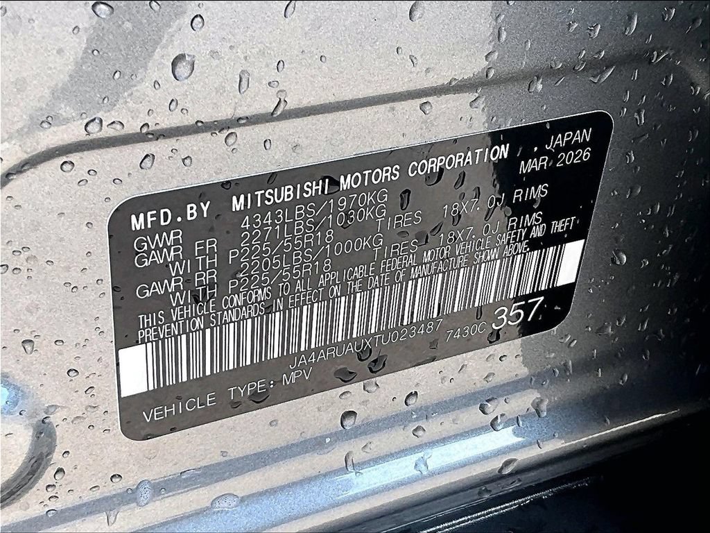 New 2026 Mitsubishi Outlander Sport LE AWD/4WD image 9