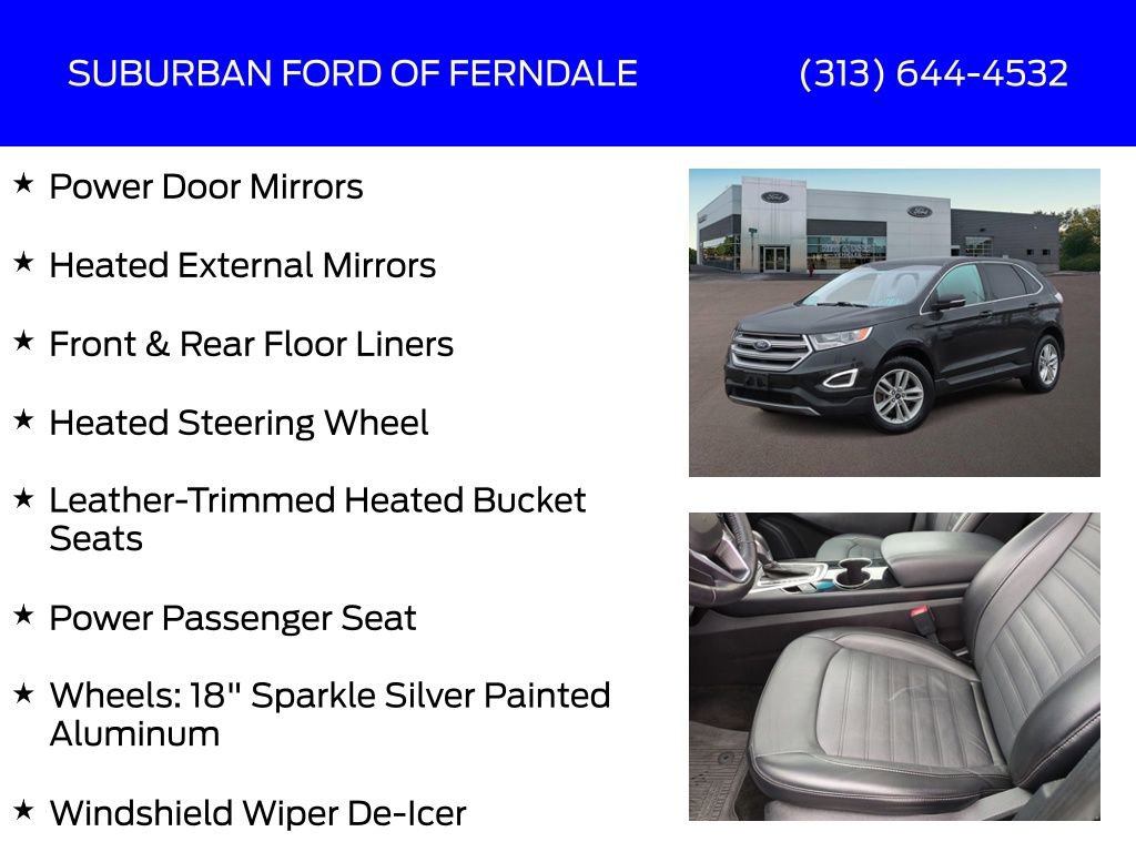 Used 2018 Ford Edge SEL w/ Equipment Group 201A image 17