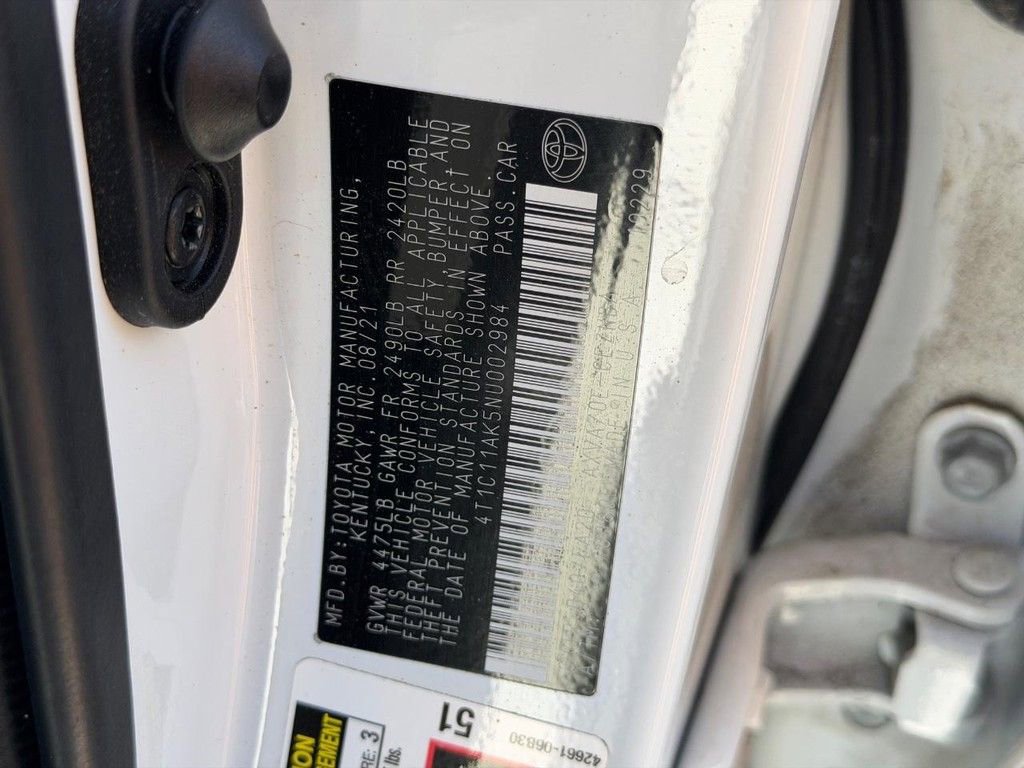 Used 2022 Toyota Camry LE FWD image 25