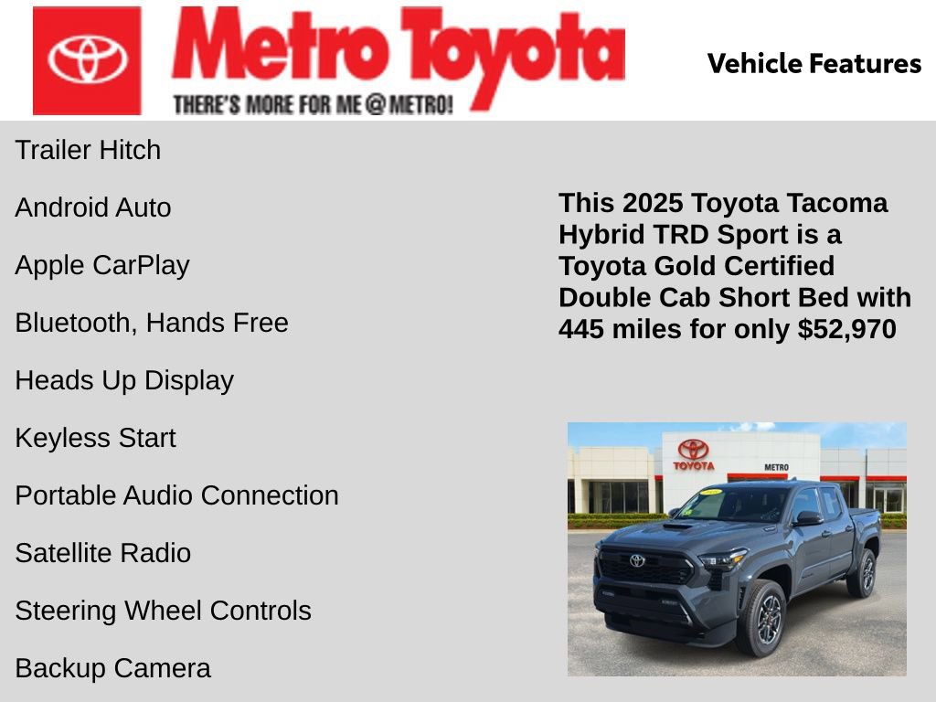 Certified 2025 Toyota Tacoma TRD Sport image 16