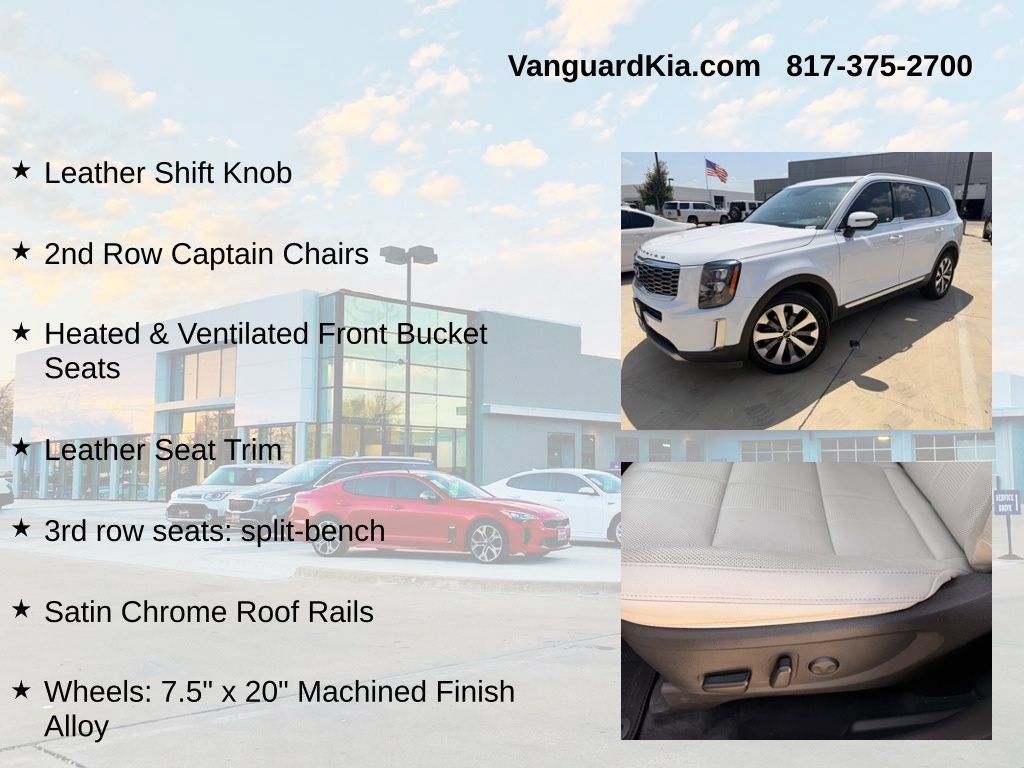 Certified 2021 Kia Telluride EX w/ EX Premium Package AWD/4WD image 18