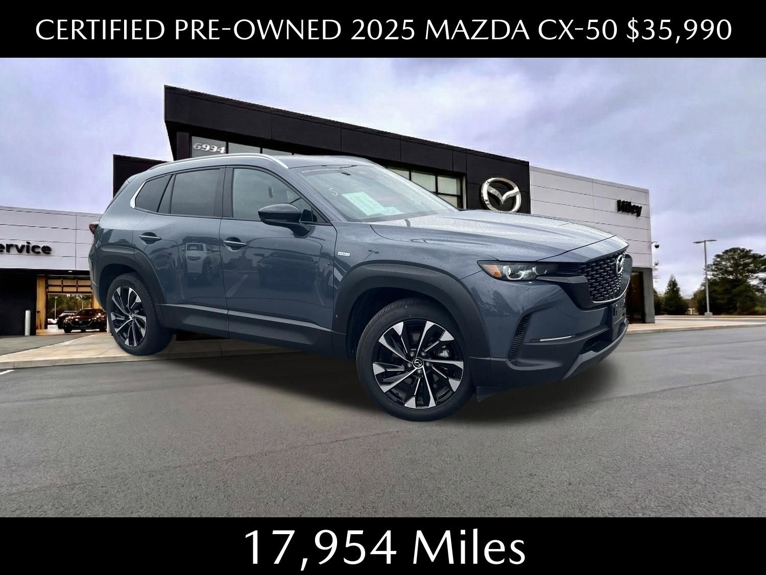 Certified 2025 MAZDA CX-50 2.5 Hybrid w/ Premium Plus Pkg AWD/4WD 360° Tour