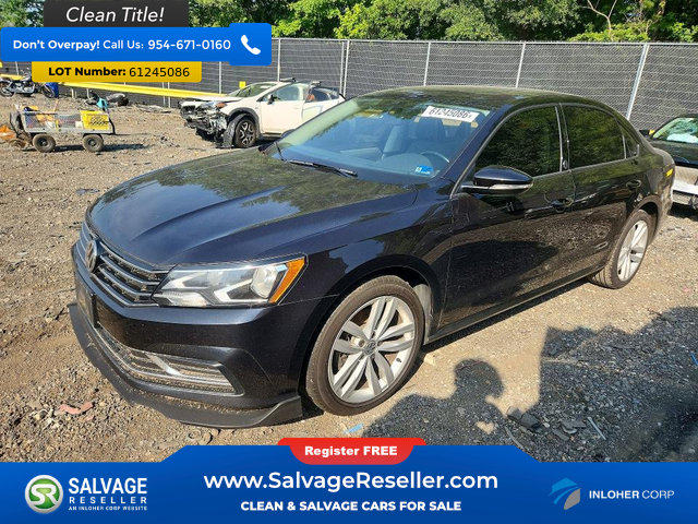 Used 2019 Volkswagen Passat 2.0T Wolfsburg w/ Wheels & Sunroof Package