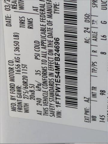 Used 2021 Ford F150 Platinum w/ Equipment Group 701A High image 23