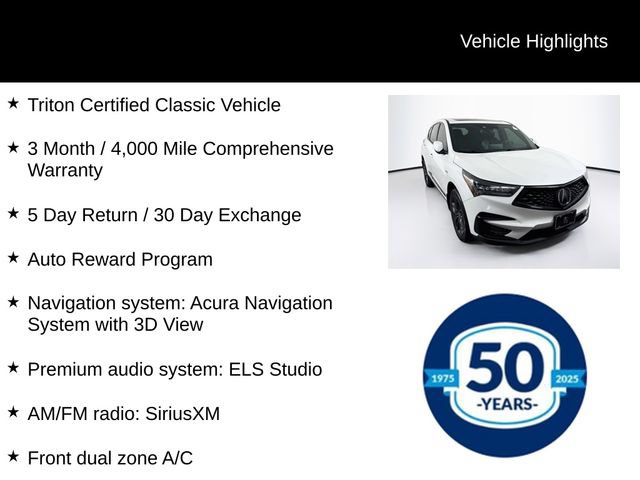 Used 2020 Acura RDX A-Specw/ Technology Package AWD/4WD image 8