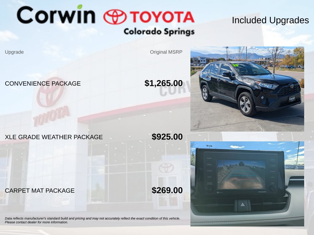 Used 2020 Toyota RAV4 XLE w/ Convenience Package AWD/4WD image 4