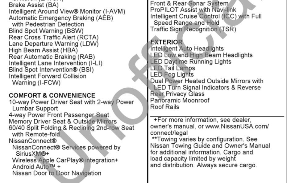 Used 2022 Nissan Pathfinder Platinum w/ Cargo Package FWD image 18