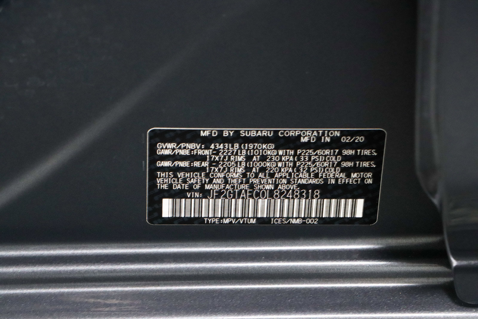 Used 2020 Subaru Crosstrek 2.0i Premium w/ Moonroof Package 2 image 32