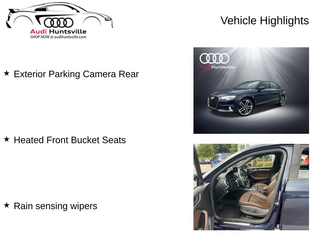 Used 2018 Audi A3 2.0T Premium w/ Convenience Package FWD image 12