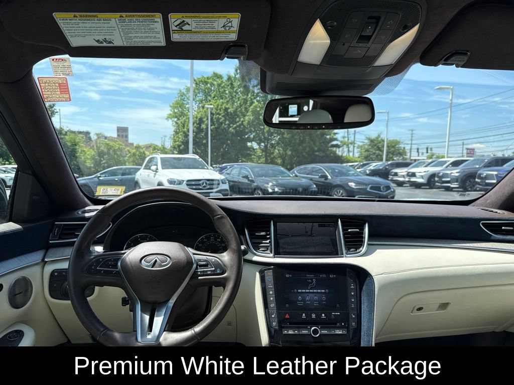 Used 2021 INFINITI QX50 Autograph w/ Premium White Leather Package AWD/4WD image 24