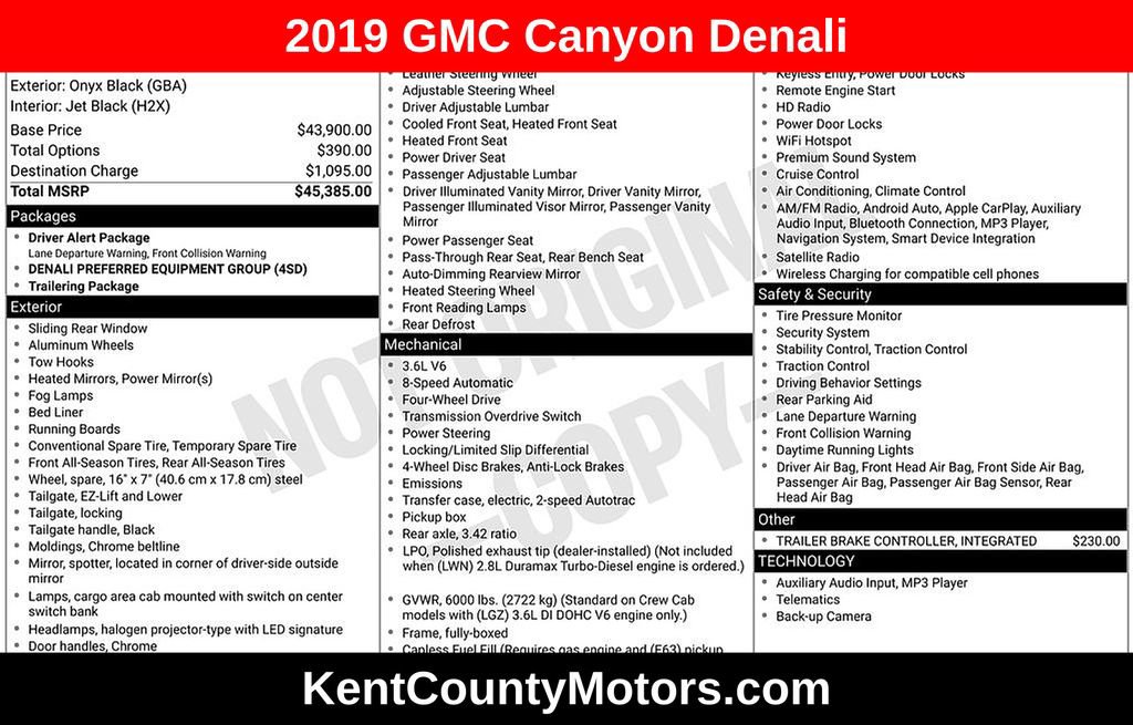 Used 2019 GMC Canyon Denali image 1