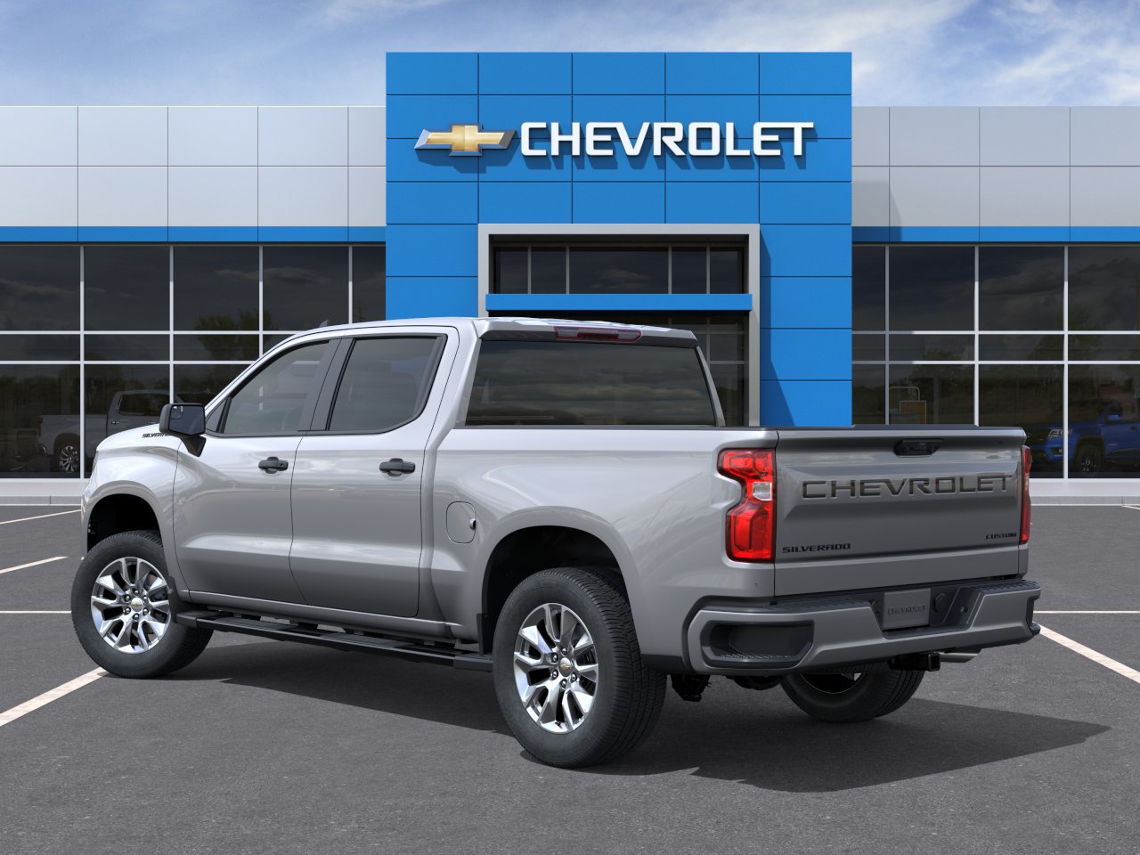 New 2026 Chevrolet Silverado 1500 Custom w/ LPO, Dark Essentials Package RWD image 4