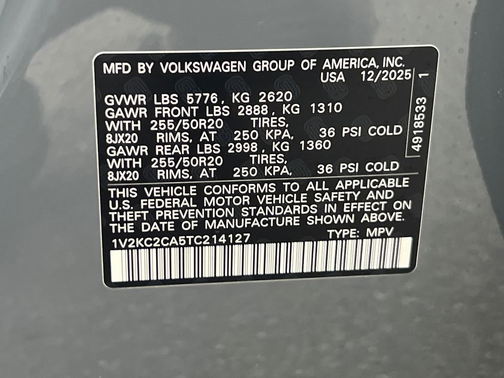 New 2026 Volkswagen Atlas Cross Sport SE image 31