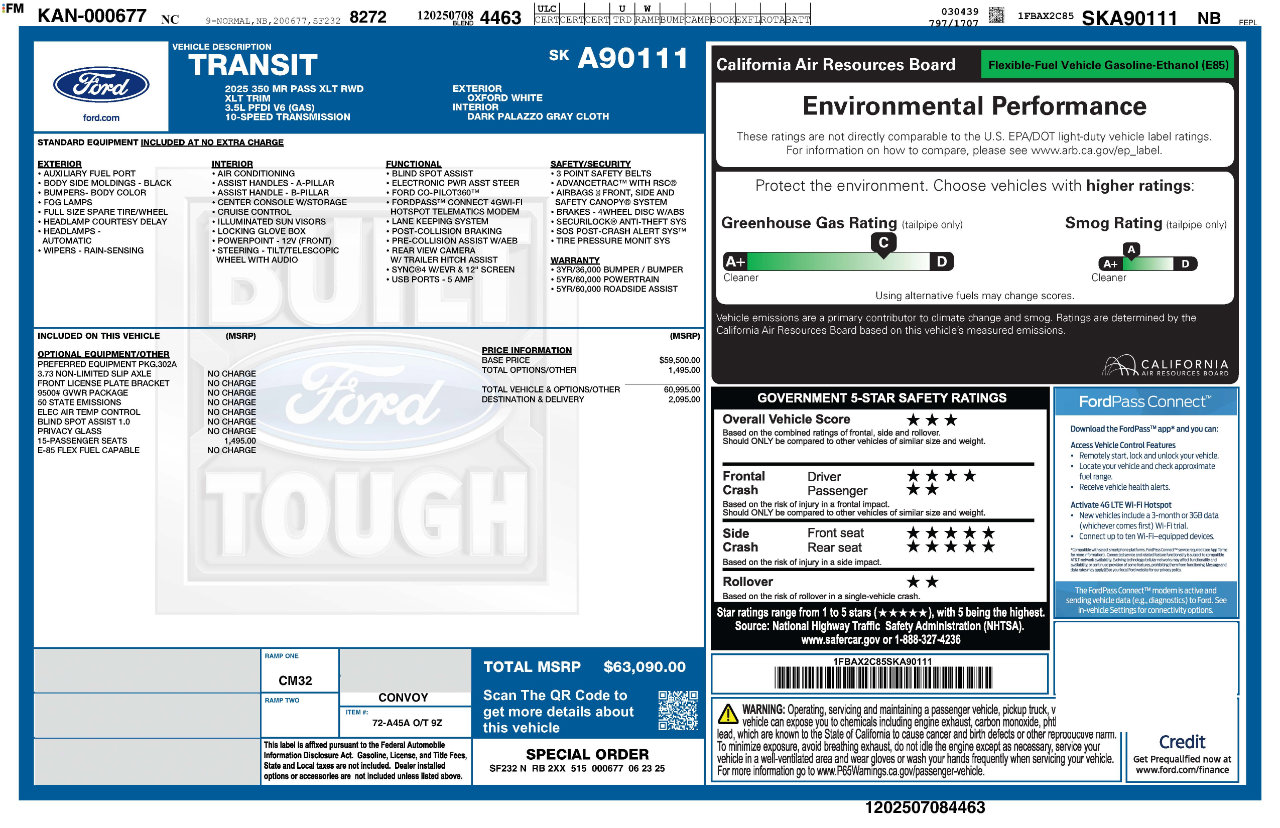 Used 2025 Ford Transit 350 XLT image 11