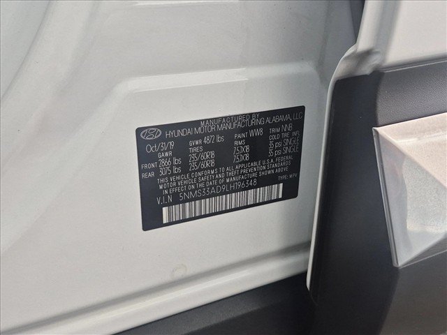 Used 2020 Hyundai Santa Fe SEL w/ Convenience Package FWD image 27