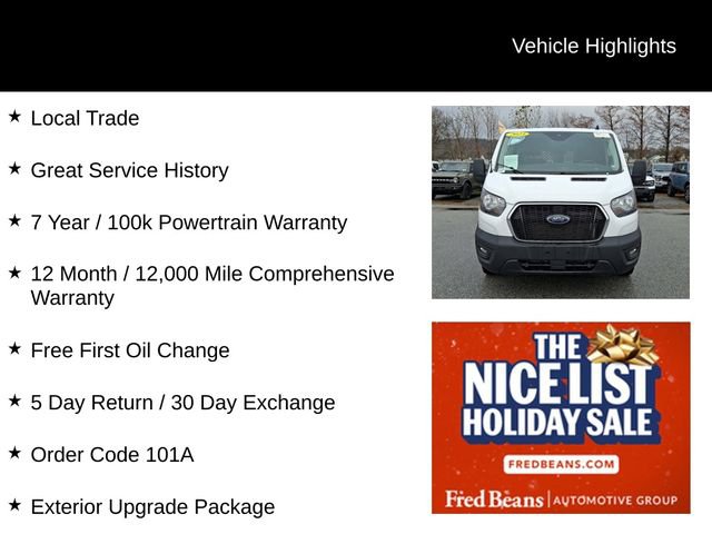 Used 2023 Ford Transit 250 Low Roof w/ Exterior Upgrade Package image 3