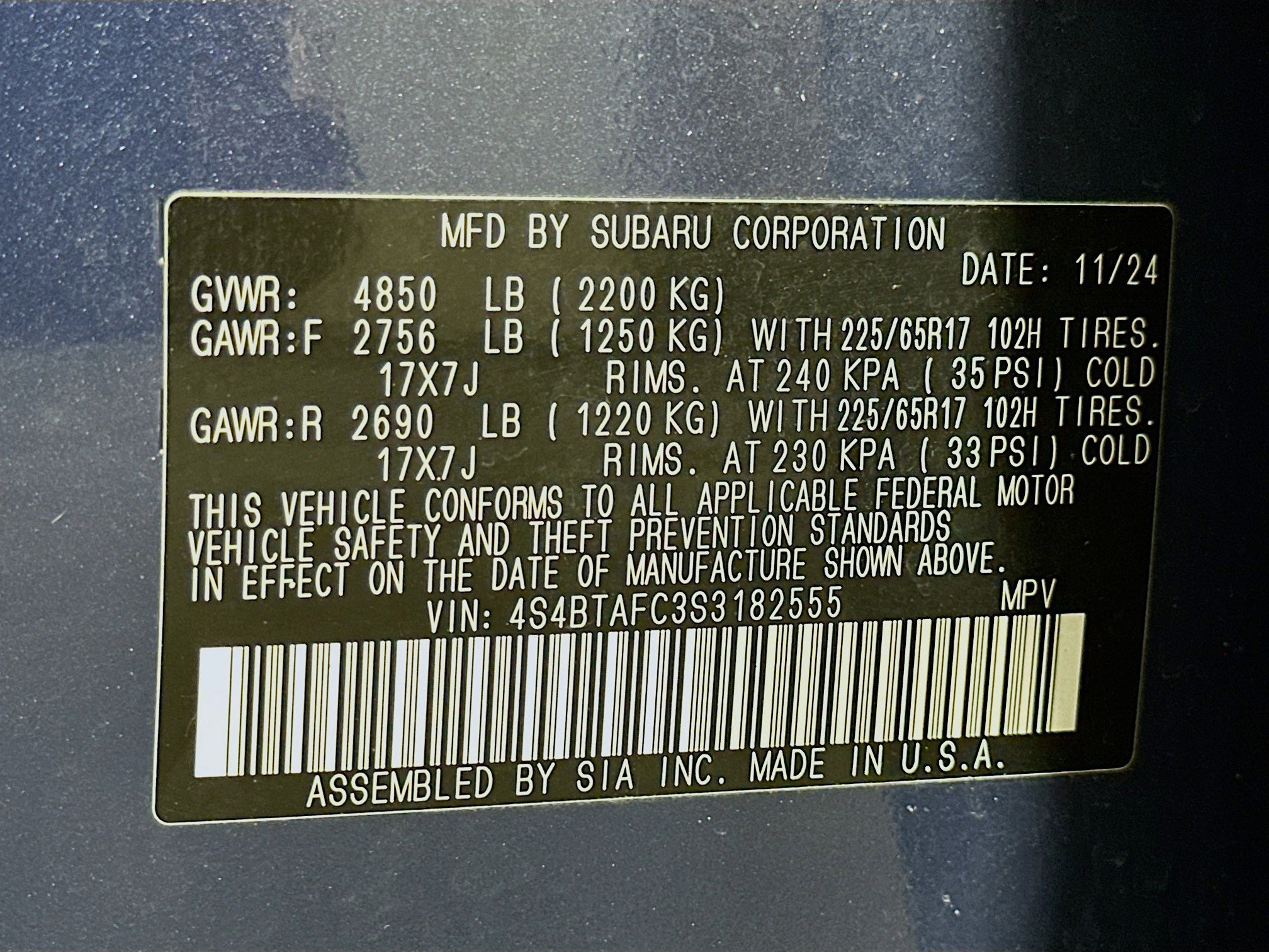 Used 2025 Subaru Outback Premium image 12